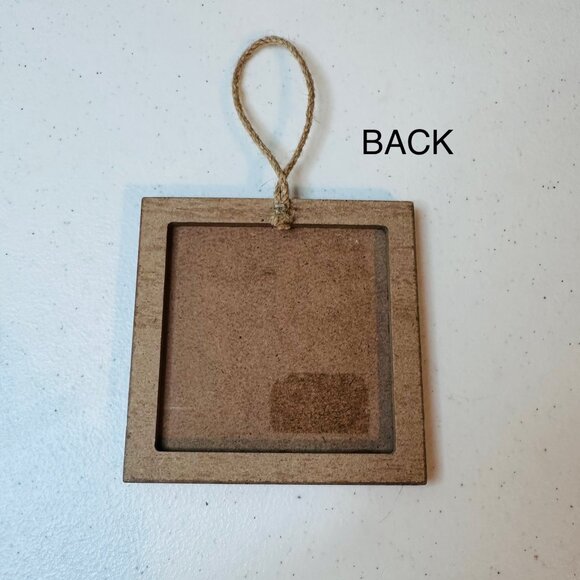 Small HELLO SPRING wood sign AND Easter Bunny Buffalo plaid spring tiered tray - Picture 12 of 16